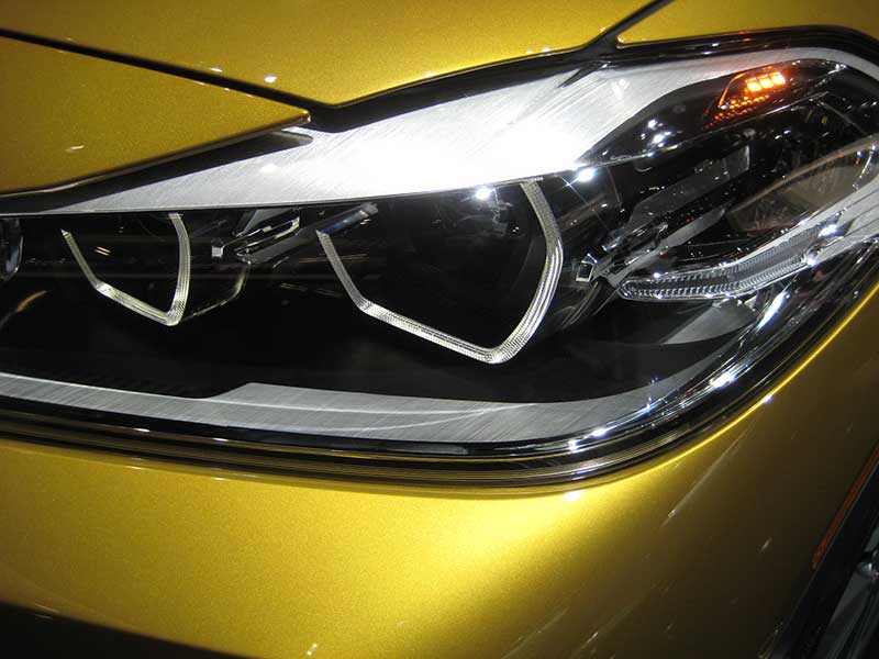 BMW X2 headlamp - - see more innovations in automotive plastics in the Prospector Knowledge Center!