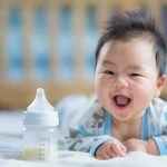 Baby with a baby bottle of milk - learn about infant nutrition formulation trends and innovations in the Prospector Knowledge Center.