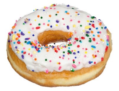 photo of an iced doughnut - Learn more about titanium dioxide