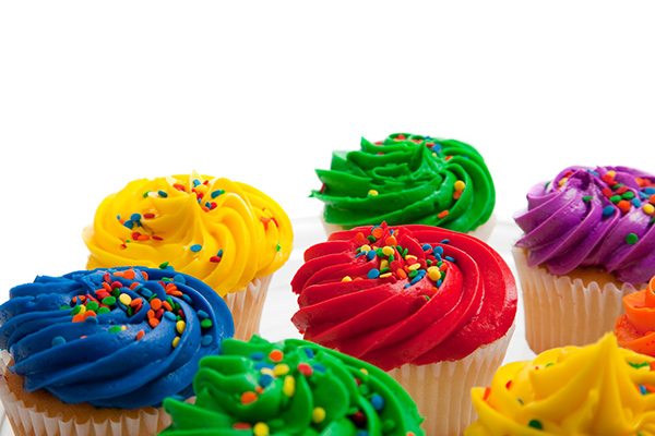 Colorful cupcakes - Learn more about Color Additives: Regulations, Uses, and Safety